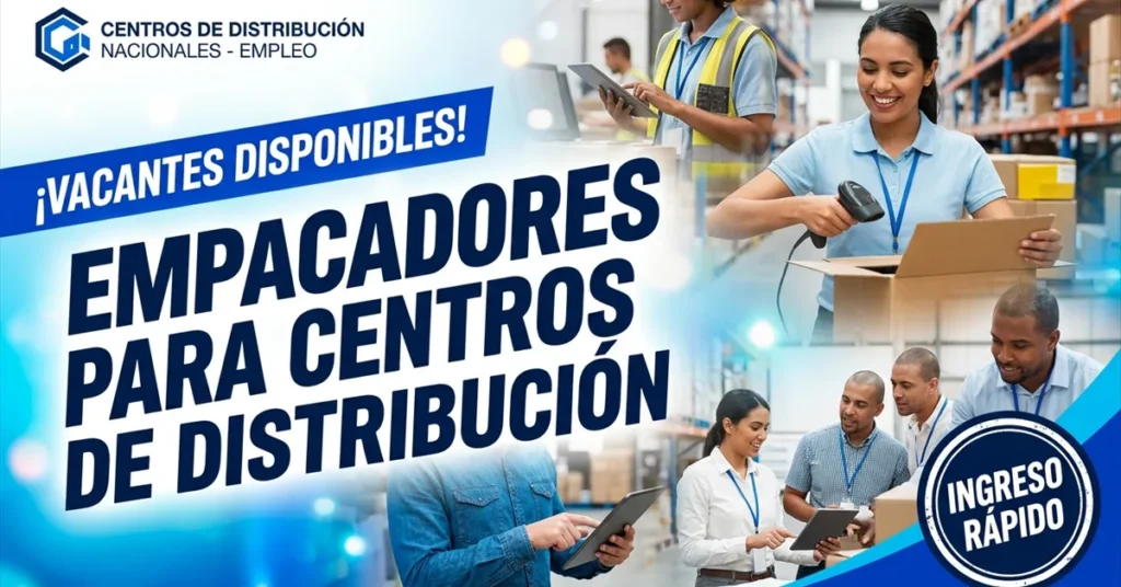 Empacadores para centros de distribución