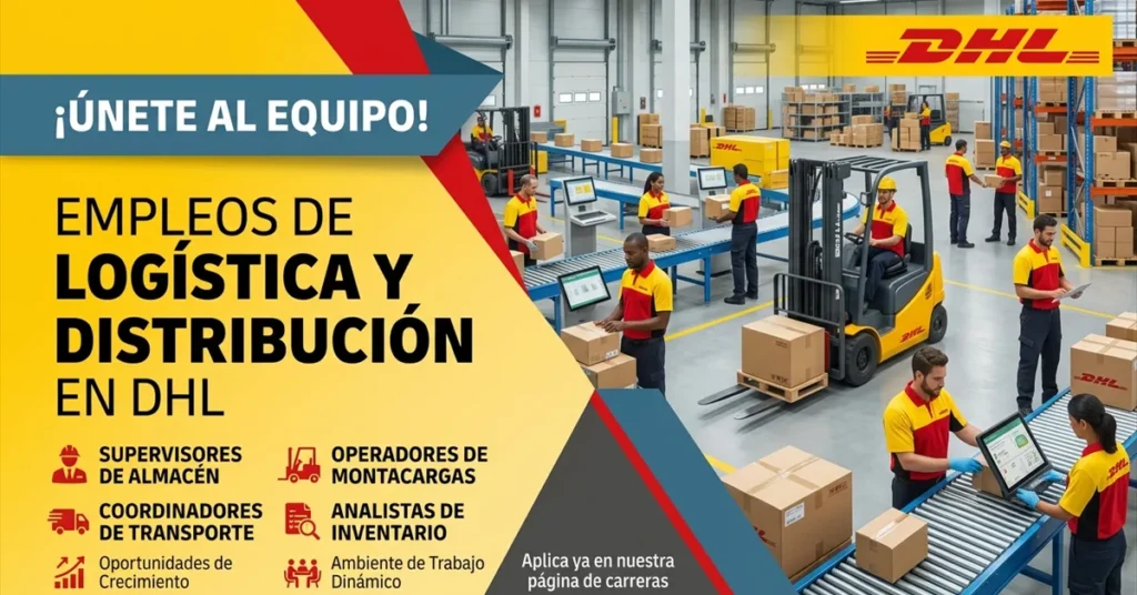 Empleos de logística y distribución en DHL