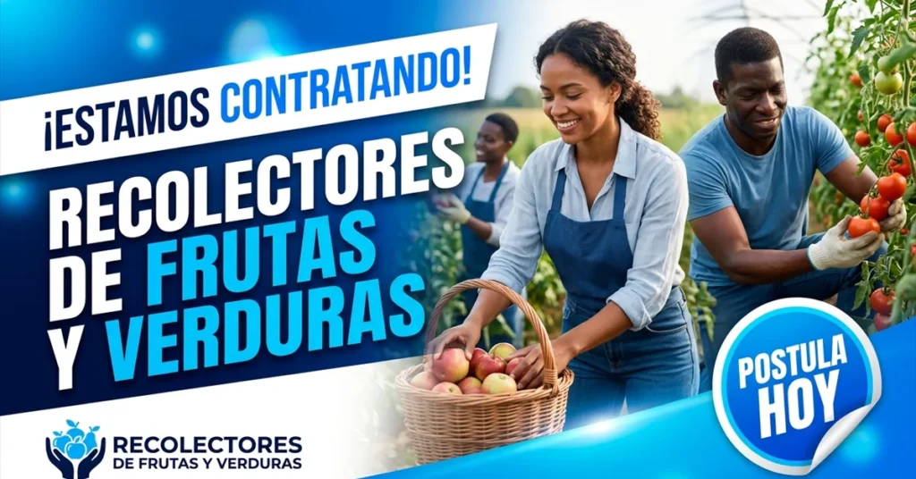 Recolectores de frutas y verduras