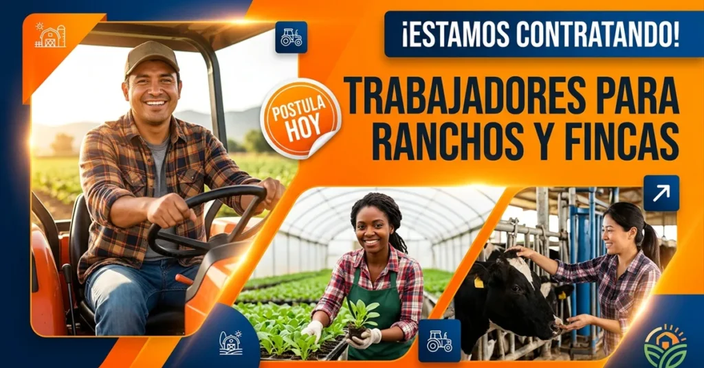 Trabajadores para ranchos y fincas