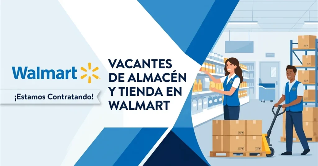 Vacantes de almacén y tienda en Walmart