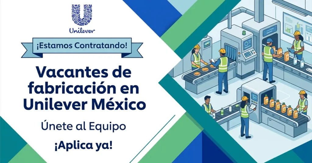 Vacantes de fabricación en Unilever México